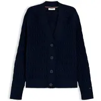 Tommy Hilfiger Cardigan 'Cable Oversized' navy