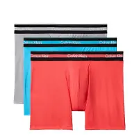 Calvin Klein Underwear Boksershorts azur / grå / hindbær / hvid