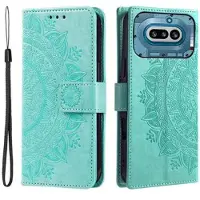 Mtp Products Nothing Phone (4a) Mandala Etui med Pung med håndledsrem - mintgrøn