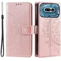 Mtp Products Nothing Phone (4a) Mandala Etui med Pung med håndledsrem - lyserød