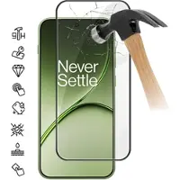 Mtp Products OnePlus 15T Skærmbeskyttelse Hærdet Glas - Full Fit - 9H - Sort kant