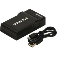 Duracell DRO5941 Replacement Olympus LI-50B USB Charger - Batterioplader - sort - for Olympus D-785, TG-860 Stylus Tough TG-810, 860, 870 Stylus Traveller SZ-17 Tough TG-625