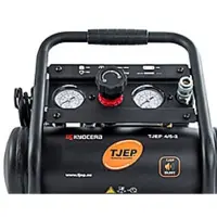 Kyocera Tjep Silent kompressor 4/5-2 - 2 cylindre, 3,8L tank, 49 liter/min v 0 bar, max 9 bar