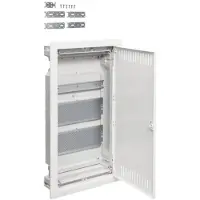 Hager Volta VU36NWB Multimedietavle – Planforsænket Kombi-Eltavle (3-rækket, 630x348 mm)
