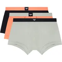 Emporio Armani Boksershorts grå / orange / sort