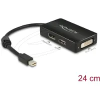 DeLOCK 62623 Mini Displayport Til Hdmi Dvi Vga-adapter
