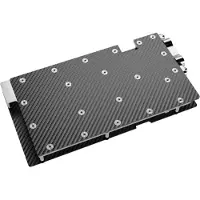 Alphacool „ES RTX 5090 Reference Vanduo“ blokas, 1 lizdo dizainas, su galine plokšte · anglies pluošto