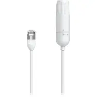 Ubiquiti UniFi - Forlængerkabel til netværk - RJ-45 (han) til RJ-45 (hun) - 15 cm - 3.5 mm - foldet uskærmet snoet par (F/UTP) - CAT 6a - indendørs/udendørs - hvid (pakke med 2)