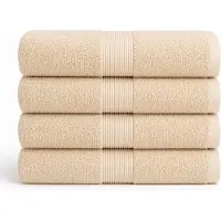 ByBorg Bomulds håndklæde - 100% bomuld - Badelagen 100x150 cm - Magnolia - Creme