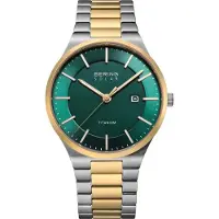 Bering Herreur 14439-718 Solar Grøn/Titanium Ø39 mm