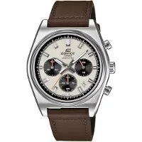 Casio Herreur EFB-730L-7AVUEF Edifice  Beige/Læder Ø40 mm