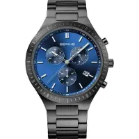 Bering Herreur 11743-727 Classic Blå/Titanium Ø40 mm