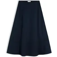 Tommy Hilfiger Nederdel 'Logo Flare Midi With' navy