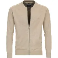 Casamoda Cardigan med Lynlås Beige måle