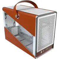 Montech Heritage, tower case (white/brown, tempered glass)