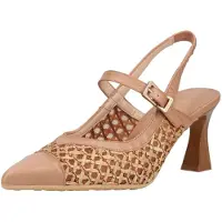 Hispanitas Hispanitastil kvinder. RHV264671 Brune Giorgia-sko (37), 5-8 cm, Spænder, Casual, Party, Klassisk