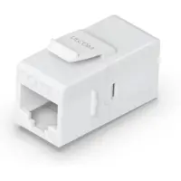 Ubiquity UniFi Cat6 Keystone Coupler (12-Pack) - Hvid