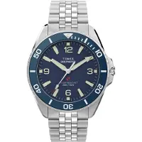 Timex Analogt ur 'DeepWater Arctic' blå / sølv