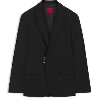 HUGO Slim fit habitjakke med metallisk spændelukning