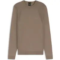 BOSS Sweater i bomuldsblanding med bodymapping-struktur