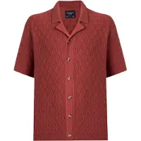 Abercrombie & Fitch Cardigan 'RAFFIA' koral
