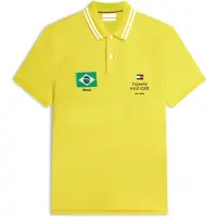 Tommy Hilfiger Bluser & t-shirts 'Regular Fit' lysegul / gran / knaldrød / sort