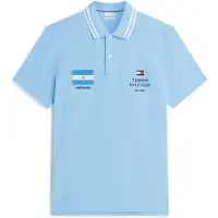 Tommy Hilfiger Bluser & t-shirts 'Regular Fit' marin / azur / lyseblå / hvid