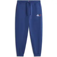 Tommy Hilfiger Bukser 'Signature Logo Cuffed' navy