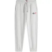 Tommy Hilfiger Bukser 'Signature Logo Cuffed' lysegrå