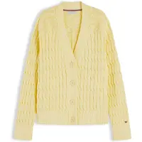 Tommy Hilfiger Cardigan 'Cable Oversized' lysegul