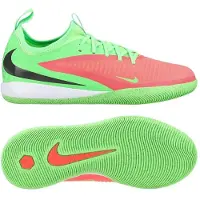 Nike Phantom 6 Academy Low Cut IC Erling Haaland Personal Edition - Pink/Sort/Grøn Børn - Indendørs (IC), størrelse 38