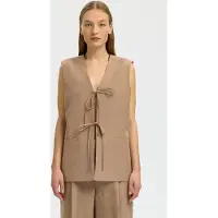 Selected Vest lysebrun