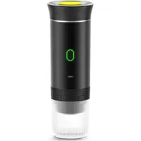 Mtp Products KF-JN-02 3-i-1 bærbar elektrisk espressomaskine til camping - sort