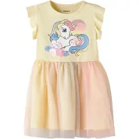 Name it Kjole - NmfAdaja MLP - Double Cream - - 2 år (92) - Kjole