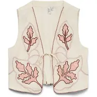 Vero Moda Vest 'VMJamila' lysebeige / mørkebrun / lysviolet / pudder