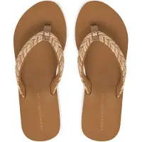Tommy Hilfiger Tommy Hilfigertil kvinder. FW0FW09197 Dalya beige klipklapper (41), 3-5 cm, Ingen, Casual, Badetøj