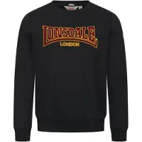 Lonsdale Sweatshirt 'Classic LL001' orange / carminrød / sort