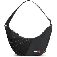 Tommy Hilfiger Skuldertaske 'Logo Outdoor' sort