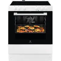 Electrolux 500 SurroundCook Glaskeramisk komfur 70 cm med aqua cleaning LKC74000NW