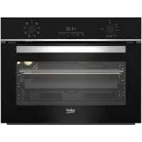 Beko BBCM13300X - Ovn - til indbygning - niche - bredde: 56 cm - dybde: 55 cm - højde: 45 cm - med selv-rengøring - Klasse A - rustfrit stål