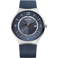 Bering Herreur 14441-307 Solar Blå/Stål Ø41 mm