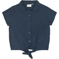 The New Skjorte k/æ - TnTessa - Navy Blazer - - 5-6 år (110-116) - Skjorte K/Æ