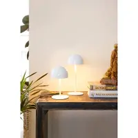 Sirius Home Sirius Tim Genopladelig Lampe - Hvid - H 30 cm