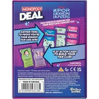 Hasbro Monopoly Deal KPop Demon Hunters (English)
