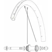 Mavic Kit 12 Front/rear Cosmic Sls 32 Disc Eger