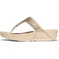 FitFlop Lulu Crystal Mix Metallic Toe Post Sandaler