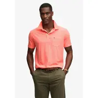 Superdry Superdrytil mænd. M1110486A Polo Classic Coral Linen (L), Casual, Bomuld, Korte ærmer, Koralfarvet