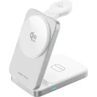 Mobile Origin 3in1 Qi2 25W Foldable Charging Stand PW35.MagSafe Compatible - Silver