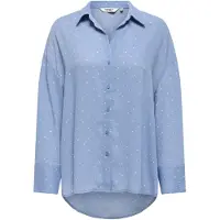 ONLY Bluse 'ONL Oregon' blå / hvid