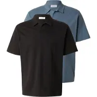 Jack & Jones Bluser & t-shirts 'JJDEVIN DAYTONA' safir / sort